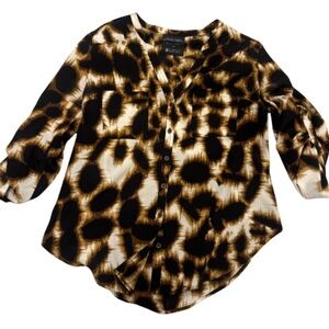 Twelfth Street by Cynthia Vincent Exclusively for Barney’s NY Patterned Blouse